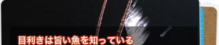 目利きは旨い魚を知っている 目利きは旨い魚を知っている